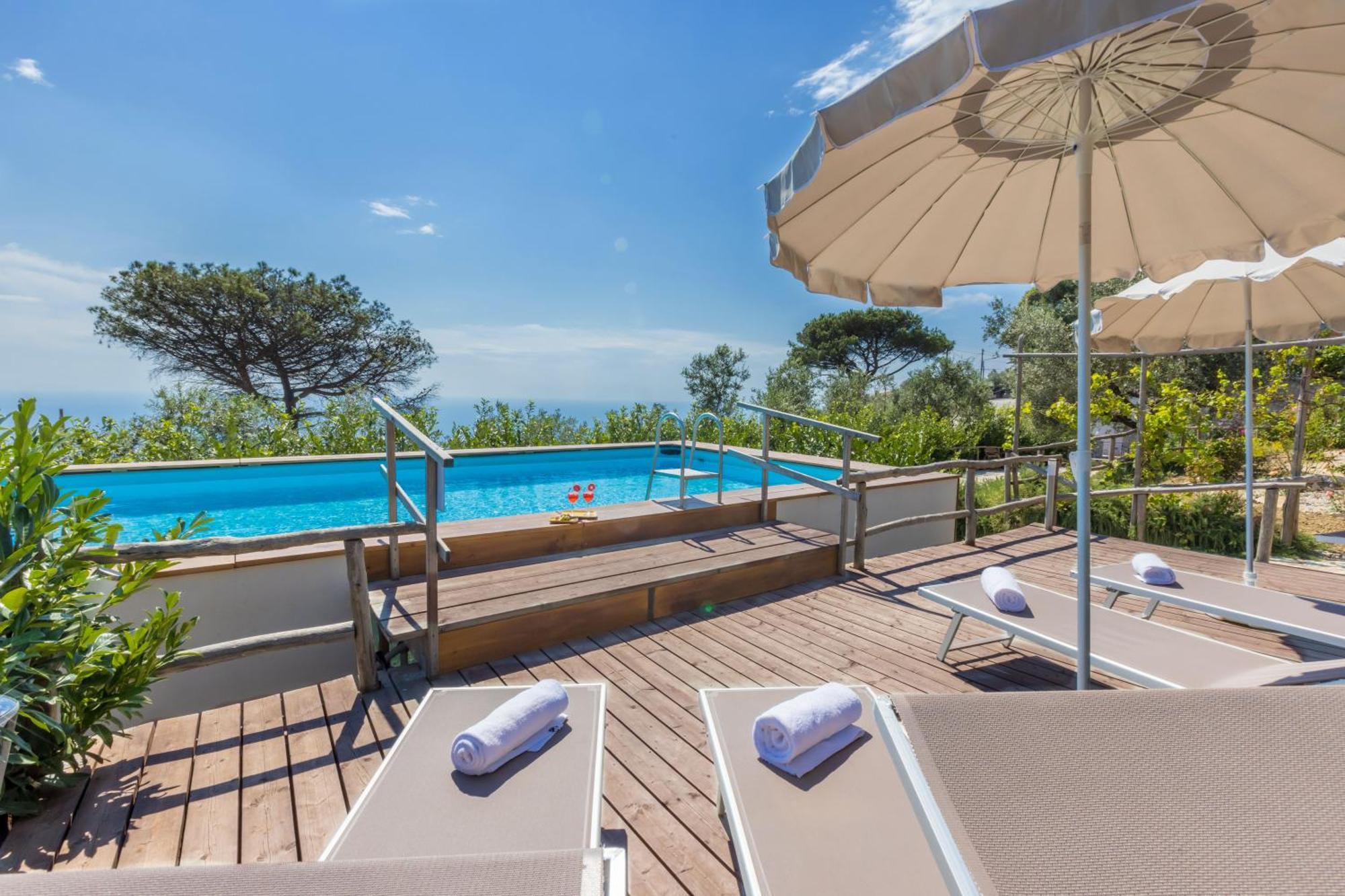 Villa Fedora Sea&Stars Massa Lubrense Exteriör bild